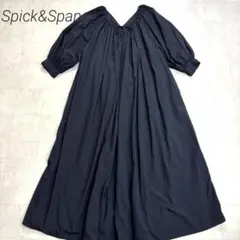 スピックアンドスパンSpick&Spanコットン100%サッカー生地ワンピース