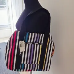 【新品/タグ付】レスポートサック トートバッグ マルチストライプ 派手カワ