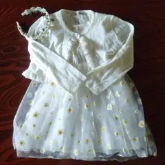 ドレス　カーディガン　120㎝　チュール　ワンピース