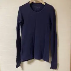 ☆シップス☆SHIPS 長袖Tシャツ Sサイズ 紺色のサムネイル