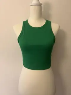 H&M グリーンtops