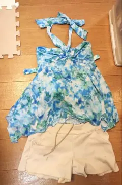 三愛水着楽園 4点セット 花柄系 セパレート水着