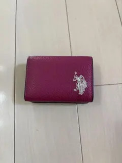 U.S. POLO ASSN. 三つ折り財布 バーガンディのサムネイル