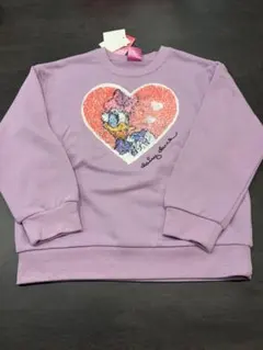 新品　ディズニー　デイジー　ドナルド　キッズ　トレーナー　120