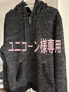 CLOSHI Lサイズ ジップアップパーカー ブラック系