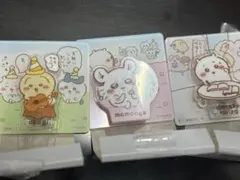 ちいかわ アクリルシーンクリップビスケット ちいかわ モモンガ うさぎ