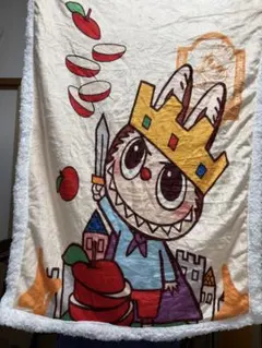ラブブキャラクター フリースブランケット