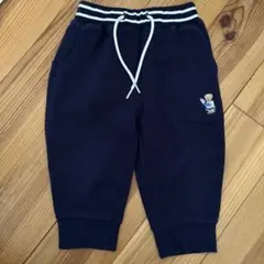 POLO ネイビーの刺繍クマパンツ 100cm未満