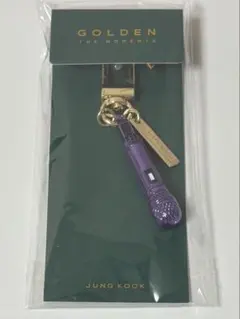 BTS⭐︎JUNGKOOK⭐︎ジョングク⭐︎GOLDEN⭐︎マイクキーリング⭐︎ IN STOCK ⭐️ Mic Keyring⭐️ Jungkook Golden: The Moments