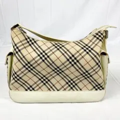 BURBERRY/バーバリー/ワンショルダー/バッグ/ノバチェック/ホワイト