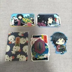 鬼滅の刃★冨岡義勇★ダイカットステッカー3