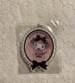 サンリオ　シークレット　カスタムアクリルチャーム ブラックリボン マイメロ