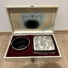 パールシルバー　灰皿　小物入れ