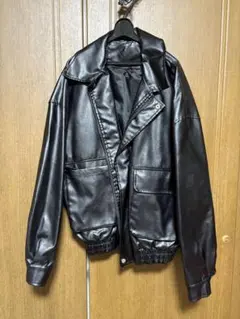ブラックライダースジャケット