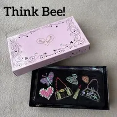☆Think Bee! シンクビー ブラックポンド ラウンド長財布 箱 内袋付☆のサムネイル