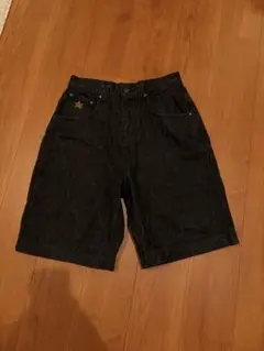 BELVET Star logo rigid Denim Jorts ブラックM - メルカリ