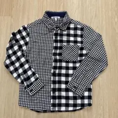 GLOBAL WORK チェック柄長袖シャツ XL 130センチ