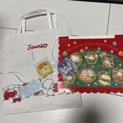 サンリオ ショップ袋 クリスマス限定セット　おまけ　プレミアムマスコットのサムネイル