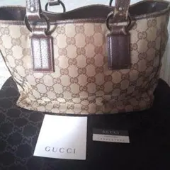 GUCCI GGキャンバス トートバッグ
