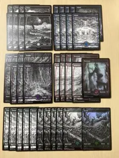 MTG 基本土地 イニストラード真紅の契り 45枚セット 英語