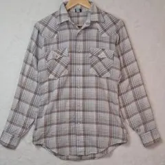 【希少・ラメ糸】Levi's リーバイス ウエスタンシャツ チェック柄 Sサイズ