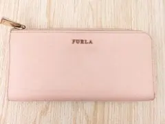 【値下げ】FURLA　フルラ　長財布　淡いピンク　革　レザー