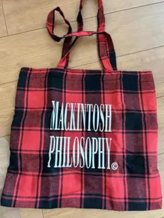 MACKINTOSHPHILOSOPHY チェック トートバッグ 雑誌付録 - メルカリ