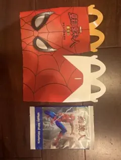 マクドナルド スパイダーマン ハッピーセット ボックス＆絵本 台湾のサムネイル