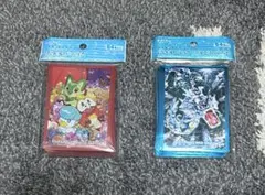 ポケモンカードゲーム スリーブ 二種類 64枚入り 新品未開封