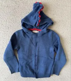 キャスキッドソン　恐竜フード付き　カーディガン