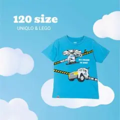 UNIQLO × LEGO 半袖Tシャツ 120cm ブルー ポリス