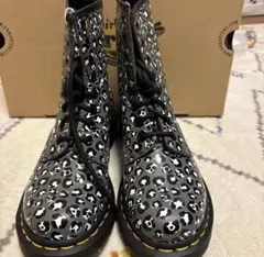 Dr.Martens ドクターマーチン 8ホールブーツ レオパード柄 UK3