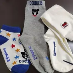 DOUBLE.B キッズ靴下 17-19cmのサムネイル