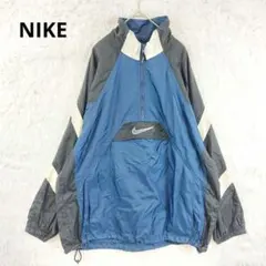 ​90s NIKE ナイキ アノラックパーカー ハーフジップ ナイロンジャケット
