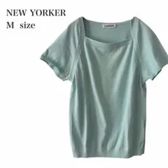 NEWYORKER　半袖ニット NEWYORKER｜ニューヨーカーのニット/セーター（半袖）通販 - ZOZOTOWN