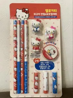 ハローキティ 文具セット 6色ボールペン付き - メルカリ
