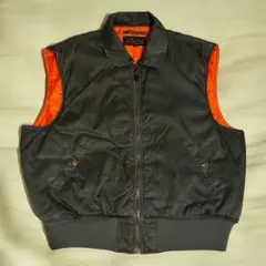 MA-1 ノースリーブジャケット オリーブグリーン