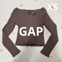 GAP クロップド丈　Tシャツ ロンT ベージュ XS
