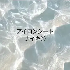 アイロンシート④
