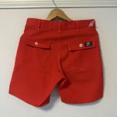 GUNG HO コーデュロイ ショートパンツ レッド 34のサムネイル