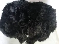 FOREVER21 2wayフワフワシャギーニットプルオーバー　ブラック