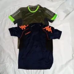 kappa 　adidas ドライTシャツ　Mサイズ　２点セットのサムネイル