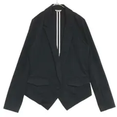 スパイラルガール　カットソー テーラードジャケット　黒　M
