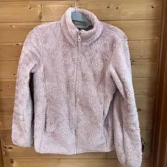 ユニクロ　UNIQLO 淡いピンク フリースジャケット
