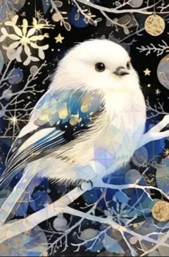 《ラウンド️⭕️》ダイヤモンドアートキット シマエナガ