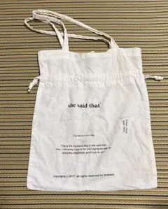 2026年最新】she said that トートバッグの人気アイテム - メルカリ
