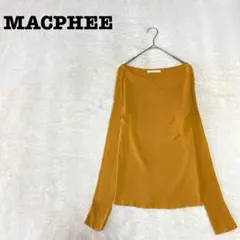 DE0657【マカフィーMACPHEE】コットンカットソー【S】リブ スリットのサムネイル