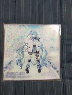 I　雪ミク　クロミ　チェック柄　タオルハンカチ　2025ー2026