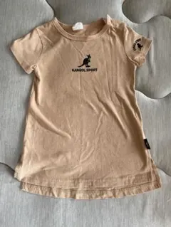 KANGOL SPORT 半袖ワンピース 90 ベージュ