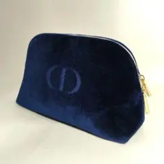 美品 Dior クリスチャン ディオール ビューティー ポーチ ネイビー 非売品